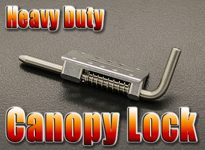 Aluminum Canopy Lock / Latch Heavy Duty Spring Loaded