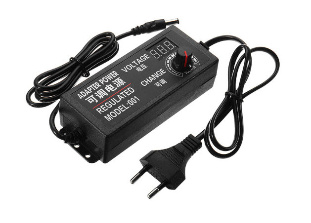 3-12V 5A 60W AC/DC Adapter Switching Power Supply Regulated Power Adaptor Display - EU Plug