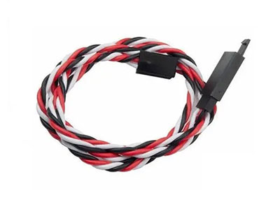 60 Core 90cm Safety Clip Servo Extension Wire Cable For Futaba