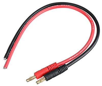 RJX RJX2936 300mm 12AWG 4.0mm Banana Plug Charging Cable