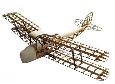 De Havilland DH82a TigerMoth Biplane 1400mm (55 inch Wingspan) Laser Cut Balsa Kit