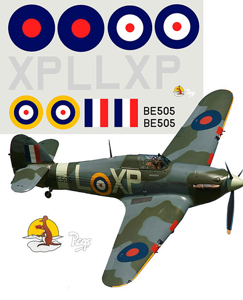 Hawker Hurricane Decal sets 