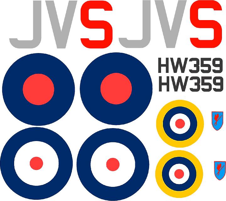 Hawker Hurricane Decal sets