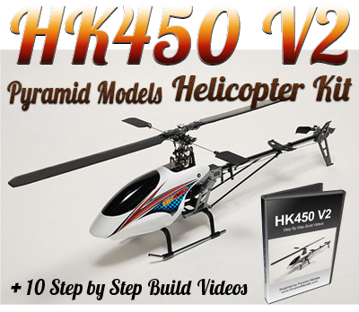 HK450 CCPM 3D Helicopter Kit (Align T-rex Compat.) Version. 2