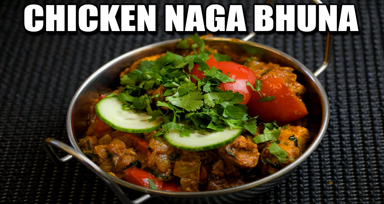 Chicken Naga Bhuna Curry - BIR British Indian Restaurant Style -Lee Jones CurryShed
