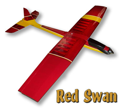 Red Swan Laser Cut Balsa KIT 1250mm (Kit)