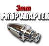  Electric Motor Prop Adapter 3mm Shaft (COLLET TYPE)
