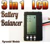 LCD 3 in 1 Li-Polymer / LiFe  Battery Balancer - Discharger & Cell Monitor