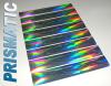 Ultra-thin Prismatic Pre-Cut Sticker 155x23m - 4 Pairs per pack