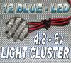 12 LED Cluster - BLUE
