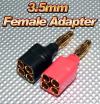Single 4mm Male to 4 x 3.5mm Female Adapter (1 set)