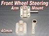 Front Wheel Steering Arm & Mount Set 40mm