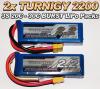 2x Turnigy 2200mAh 3S 20C -30C BURST LiPo Pack - LiPo battery with XT60 Plugs