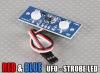 Two LED PCB Strobe Red and Blue 3.3~5.5V