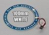 UFO Style - LED Ring Lights 100mm WHITE w/10 Selectable Modes