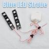 2 x 12V 5050 LED Strobe Decorative Blue Light -  Strobe Flashing Lights