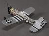 Rubber Band Powered Freeflight P-51 Mustang 288mm Span
