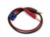 EC3 Charging Cable 14AWG 30cm-  with 4mm Banana Plugs