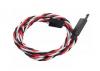 60 Core 90cm Safety Clip Servo Extension Wire Cable For Futaba