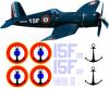 Chance Vought F4U-4 Corsair - French Markings