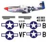 North american P51-D Decal set #7