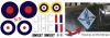 72 inch MK5 Spitfire - Tony Nijhuis Decal Set