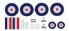 Scale Sopwith Camel Decal Sets -  F6314