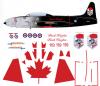Canadian 75th Anniversary RCAF T-33 T-33 Silver Star Decal Set - 414 Squadron