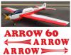 ARROW F3A 1979 Decals set