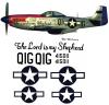 North american P51-D Decal set #10