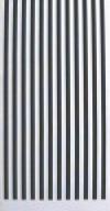 Half inch Black&White striped sheet 