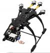 PYRAMID Reptile X4-12, 4 Axis Folding Quadcopter Frame Kit - Including PTZ