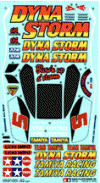 TAMIYA- Dyna Storm - 1/10th scale Decal Set