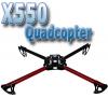 X550 Glass Fibre & Aluminium Tube  Quadcopter Frame 550mm